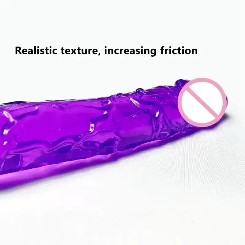 Cheap Women Erotic Anal 5 Colors Big Transparent Dildo Suction Cup Jelly Dick Sex Toys Soft Clitori Vaginal Masturbators Penis — image 4