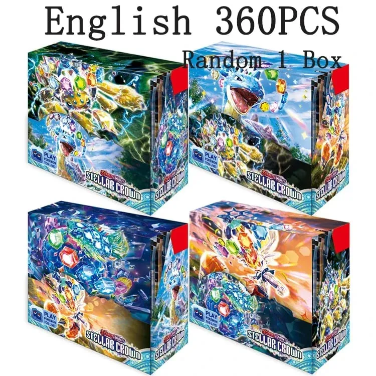 Pokémon PRISMATIC EVOLUTIONS SURGING SPARKS SCARLET&VIOLE 151 Booster Display Box Pokemon Booster Cards Playing Cards