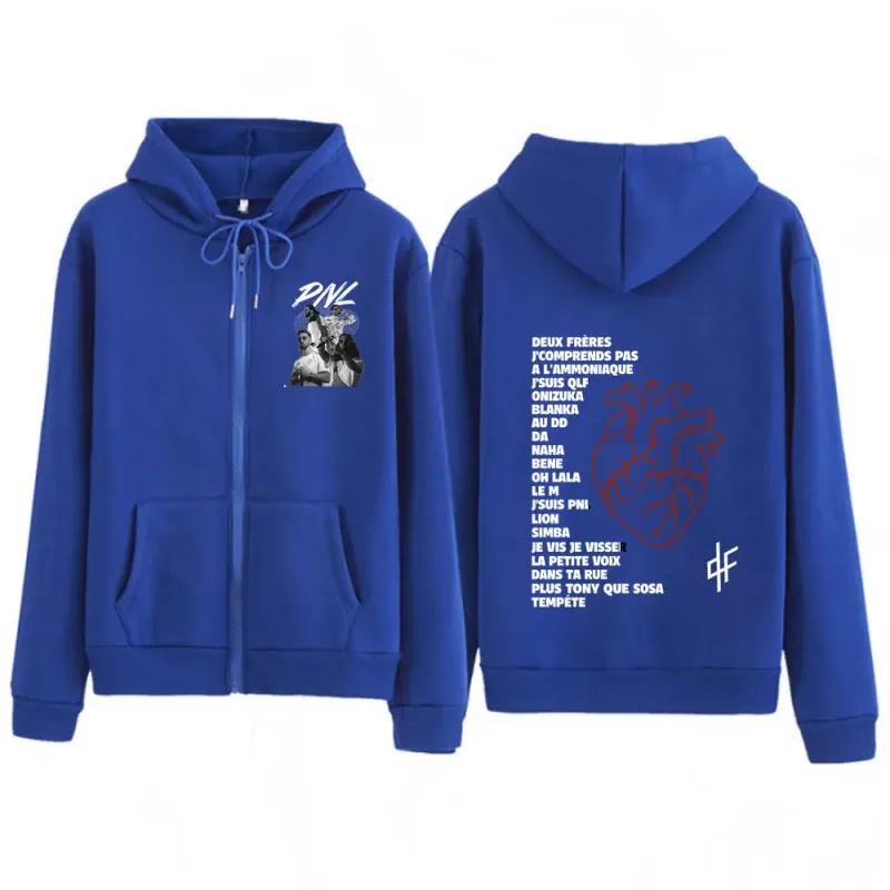 Rapper PLK Graphic Zipper Hoodies Men's Women Clothing Fashion Hip Hop Harajuku Oversized Zip Up Hoodie Sweatshirts Funny Wears