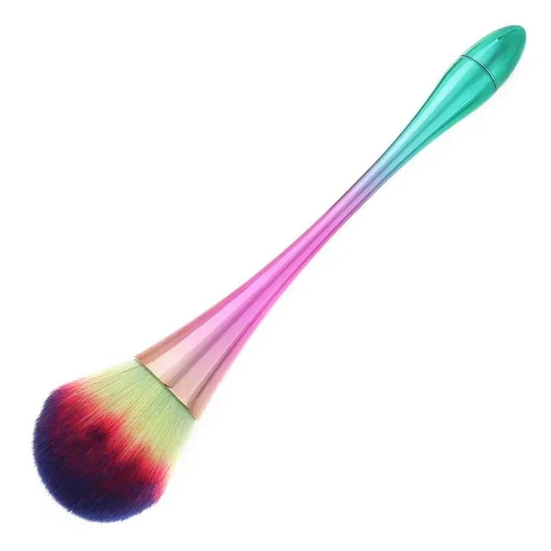 Pincéis de maquiagem profissional, pó de ouro rosado, blush, cabelo macio, limpador de pó grande para unhas, ferramenta de beleza cosmética para manicure — image 8