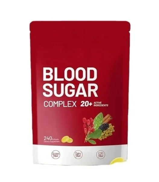 Συμπλήρωμα Blood Sugar Complex 240 Softgels Περιέχουν Πολυβιταμίνες & Κανέλα Bitter Gourd 20 Herbs Extract Υποστήριξη Καθημερινή Υγεία