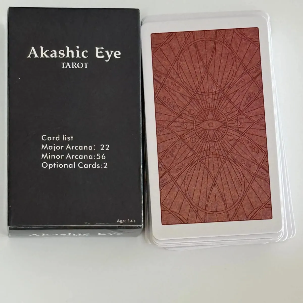 Akashic Eye Tarot Cards Deck 78Pcs For Easy Beginners Fate Fortune Telling Party Tabletop Board Game Toy — image 2