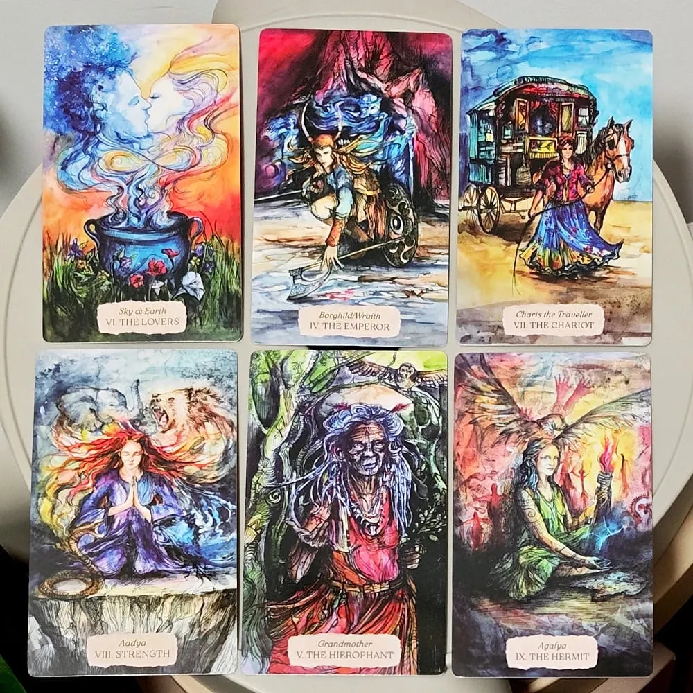 Bonestone & Earthflesh Tarot Deck 12*7cm – A Journey Through Through Myth Mysticism and Sacred Landscapes