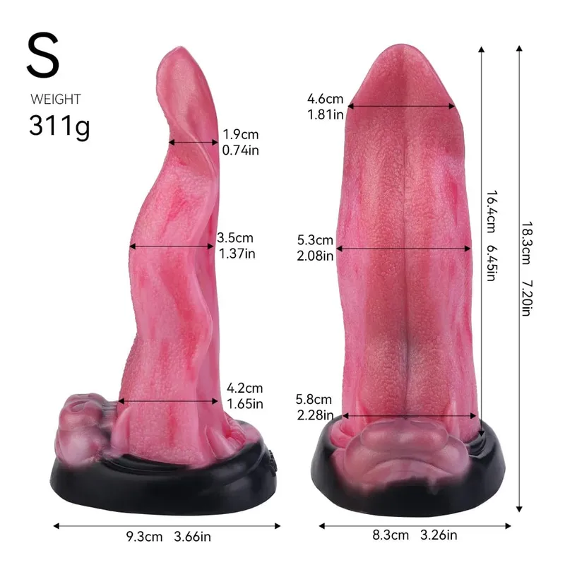 Consolador monstruo ancho con ventosa fuerte tamaño S L tapón Anal suave tapón Anal pene dilatador ano coqueteo juguetes sexuales para mujer