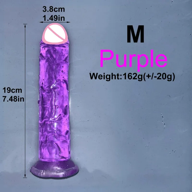 Barato 5 colores pequeño consolador transparente ventosa gelatina pene mujeres erótico sexo Anal juguetes clítoris suave masturbadores vaginales pene — image 14