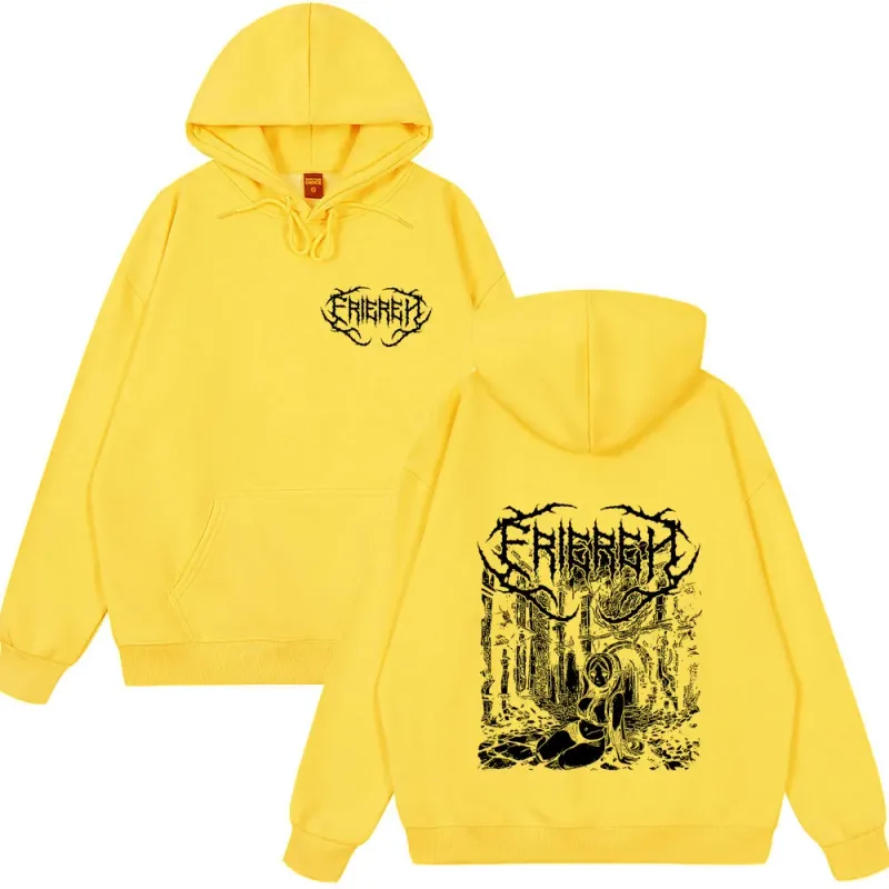 Anime Frieren: au-delà de la fin du voyage t-shirt Frieren Manga gothique sweat à capuche pour homme femmes vêtements vêtements d'hiver Style ample streetwear — image 3
