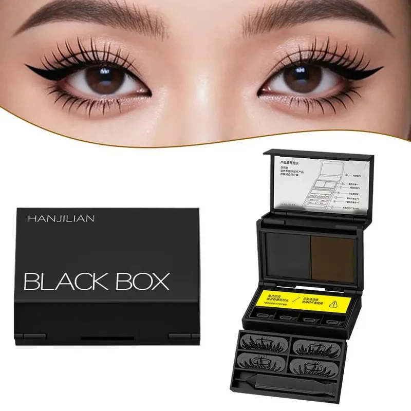 3-σε-1 Lower Eyelash Stamp Eyeliner & Mole 3s Fast Natural Portable Eye Makeup Αντιολισθητική Εφαρμογή Σετ μακράς διαρκείας D9e1 — image 4