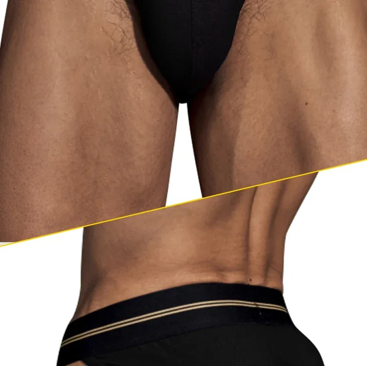 Mga Brief Panlalaking Seamless Hip Design Mens Underwaer Super Large Wide 5cm Elastic Band Independent Codpiece Boy Short Pants — image 22