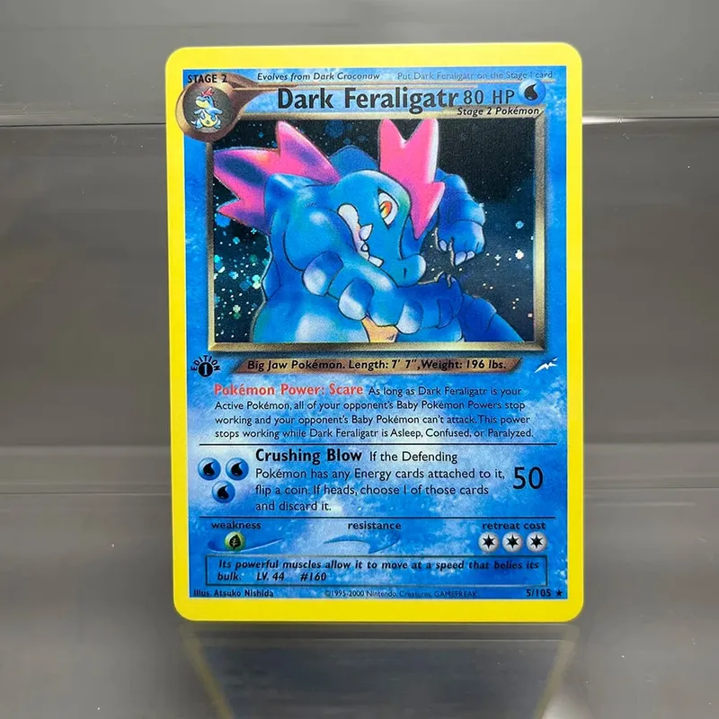 Neo Destiny Charizard PTCG Single Collection Card 1st Edition 1996 Tyranitar Gengar Card PKM Proxy Cards Toys Gifts — image 29