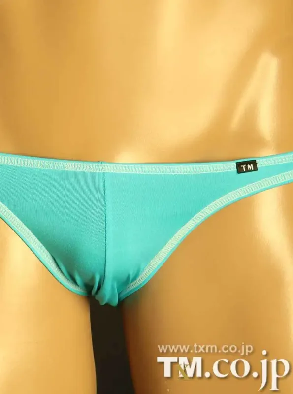 Sexy Male Big Pouch Briefs Contrast Color Binding Edge Low Waist Silky Smooth Candy‑colored Men Daily Intimate Underwear Panties — image 9