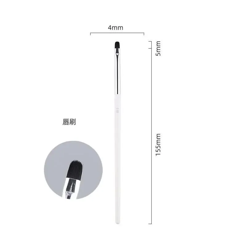 1pc White Powder Makeup Brushes 3D Liquid Foundation Base Make up Brush Eyeshadow blending Detail Face Eye Concealer Beauty tool — image 9