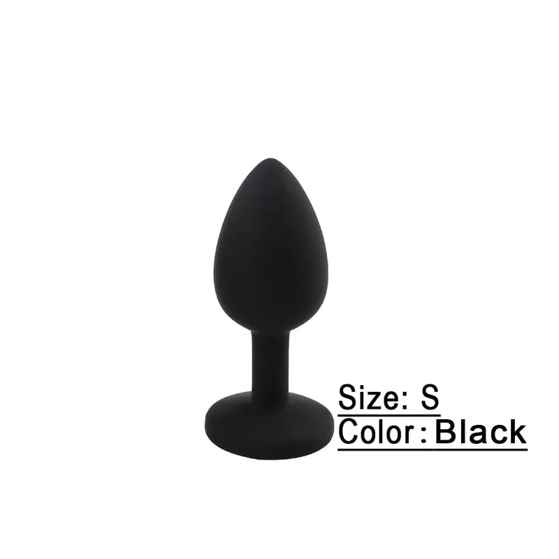 S/M/L רך סיליקון אנאלי תקע מיני ארוטי Butt Plug צעצוע מין למתחילים גברים נשים הומוסקסואלים זוגות ממריץ ערמונית צעצוע מין אנאלי