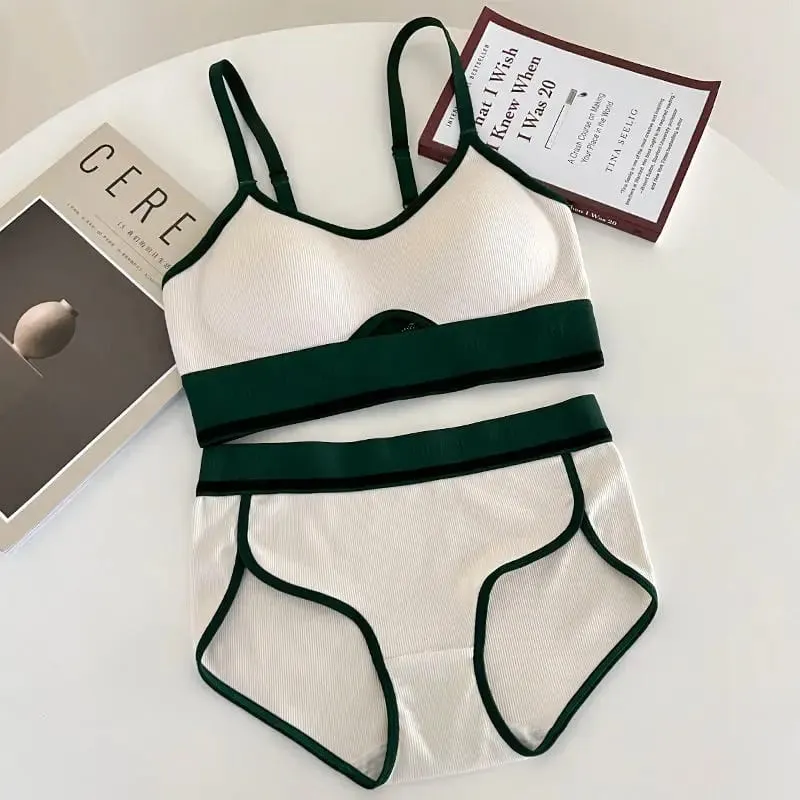 Εσώρουχα εσώρουχα Seamless Sports Bralette Teens Wireless Anti-Sagging Thin Cup Μικρή υποστήριξη στήθους Racerback Ελαφρύ σετ σουτιέν — image 18