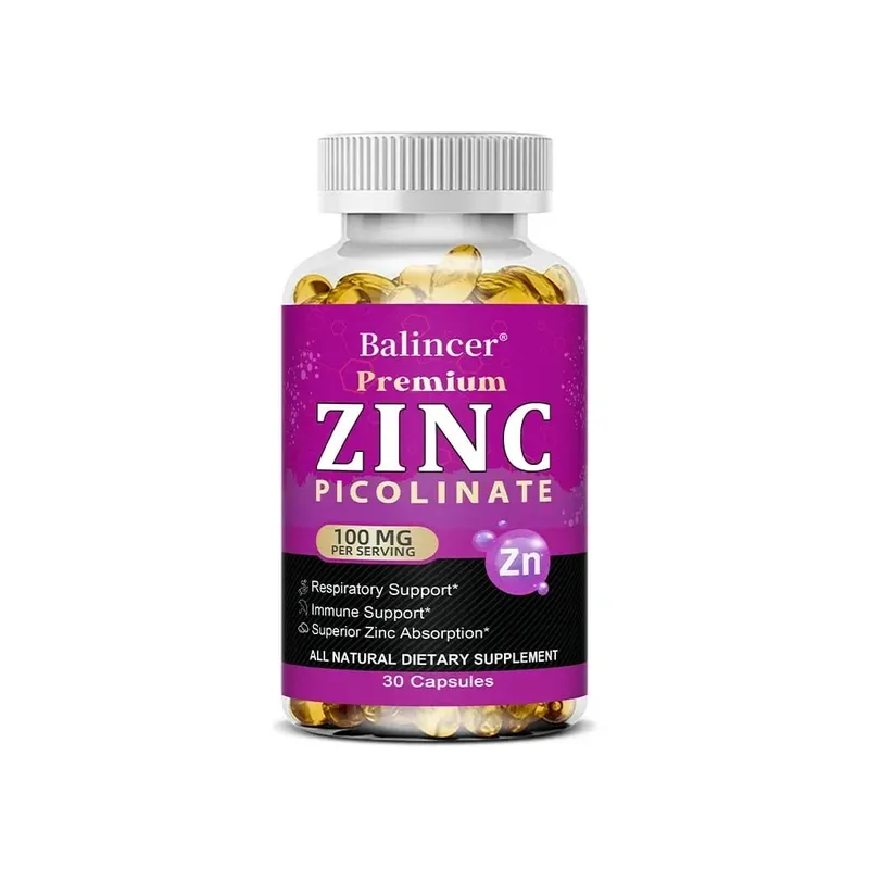 Zinc Picolinate 100 Mg - Superior Zinc Absorption Boosts Immune Support Sleep & Energy Supports Respiratory Health