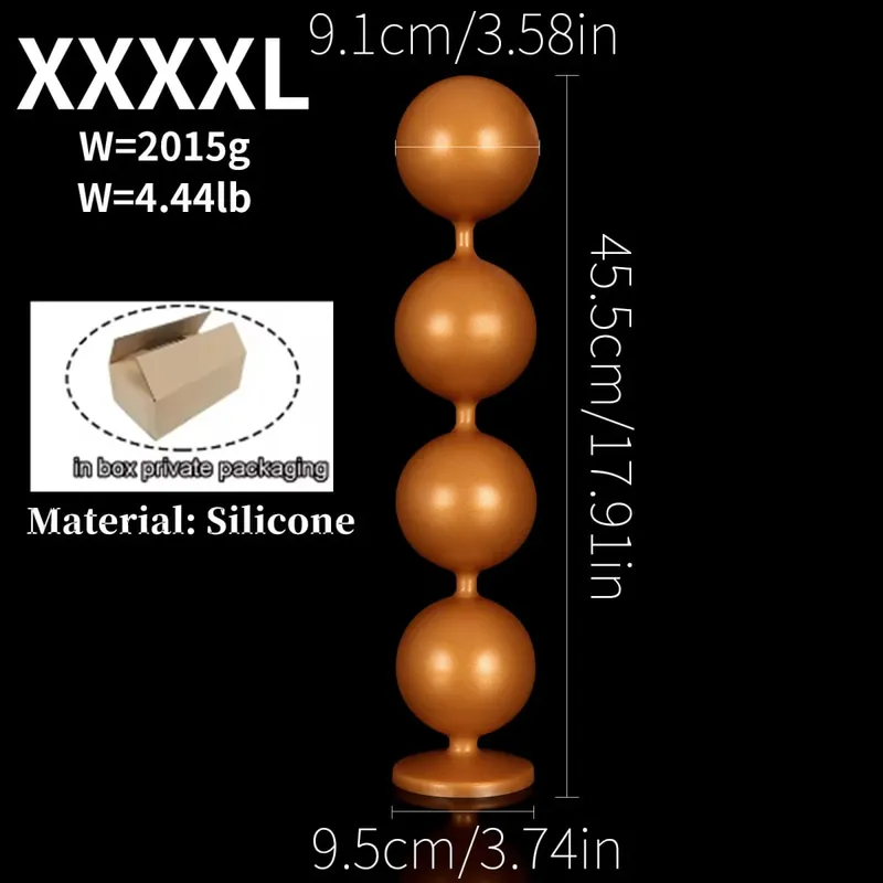 Super Long Anal Beads Anal Plug Prostate Massage Big Butt Plug Vaginal Balls Anal Stimulation Pull Bead Dildo Deep Anal Sex Toys — image 14