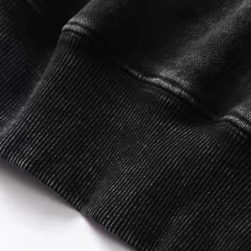 Anime Re:Zero Ram gothique sweats à capuche Vintage lavé Streetwear hommes femmes vêtements automne manches longues surdimensionné 100% coton haut à capuche — image 5