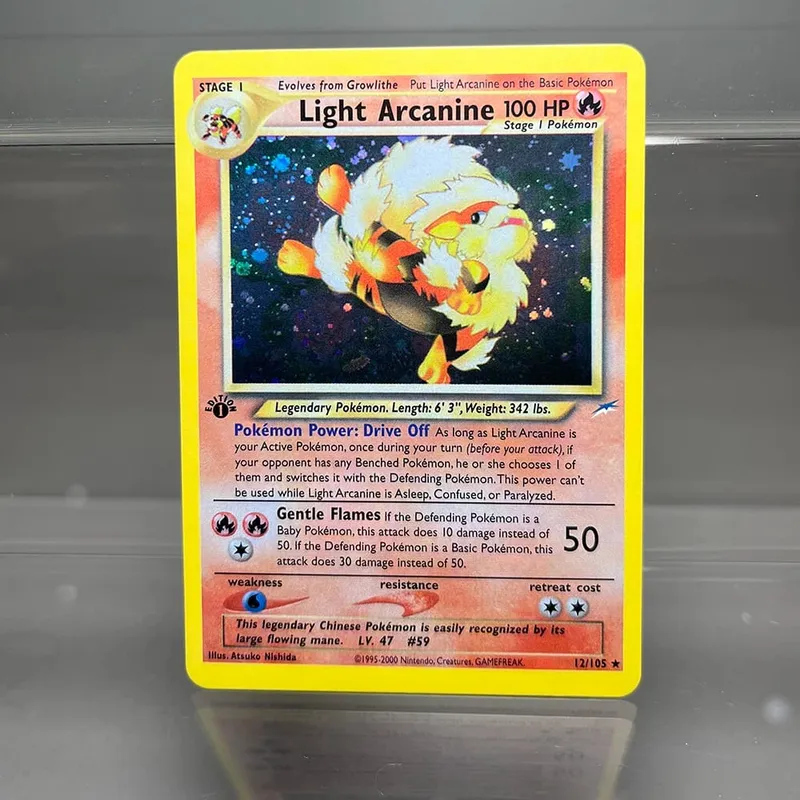 Neo Destiny Charizard PTCG Single Collection Card 1st Edition 1996 Tyranitar Gengar Card PKM Proxy Cards Toys Gifts — image 27