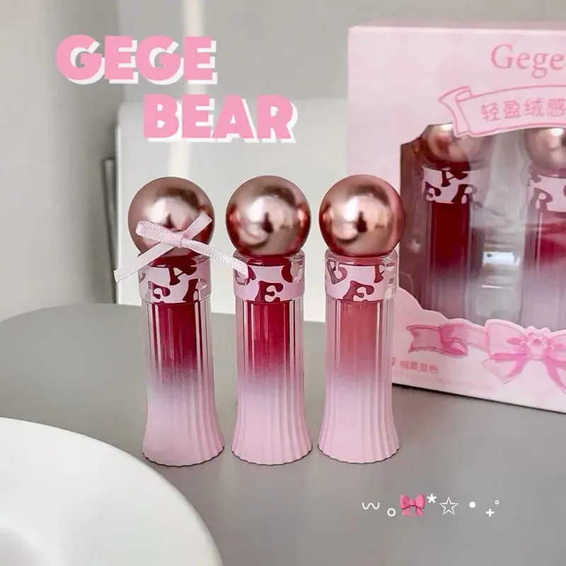 Σετ 3 χρωμάτων Matte Lip Gloss Ενυδατώνει μακράς διάρκειας Προστατεύει από τον ιδρώτα Υγρό κραγιόν χωρίς μεταφορά 1 κουτί — image 4