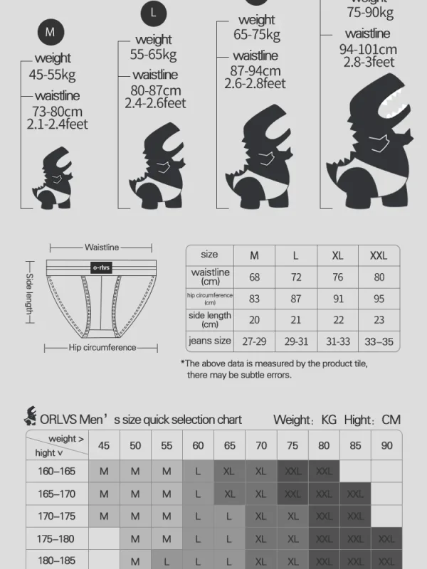 Mga Brief Panlalaking Seamless Hip Design Mens Underwaer Super Large Wide 5cm Elastic Band Independent Codpiece Boy Short Pants — image 17