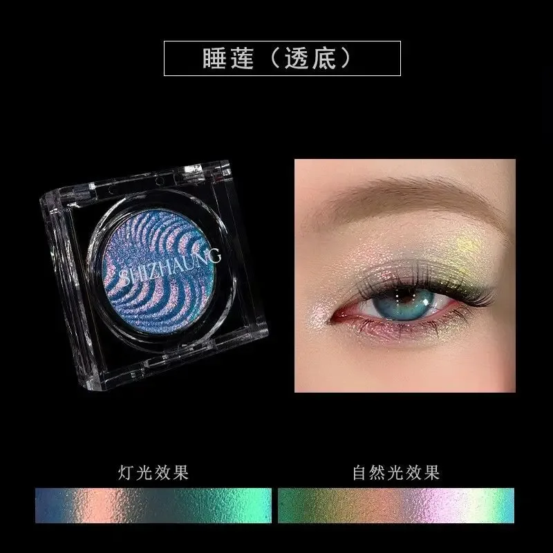 Chameleon Eyeshadow Powder Μονόχρωμη Matte Shimmer Metallic Glitter Gothic High Gloss High Colors Fine Flash που διαρκεί Μακιγιάζ ματιών — image 27