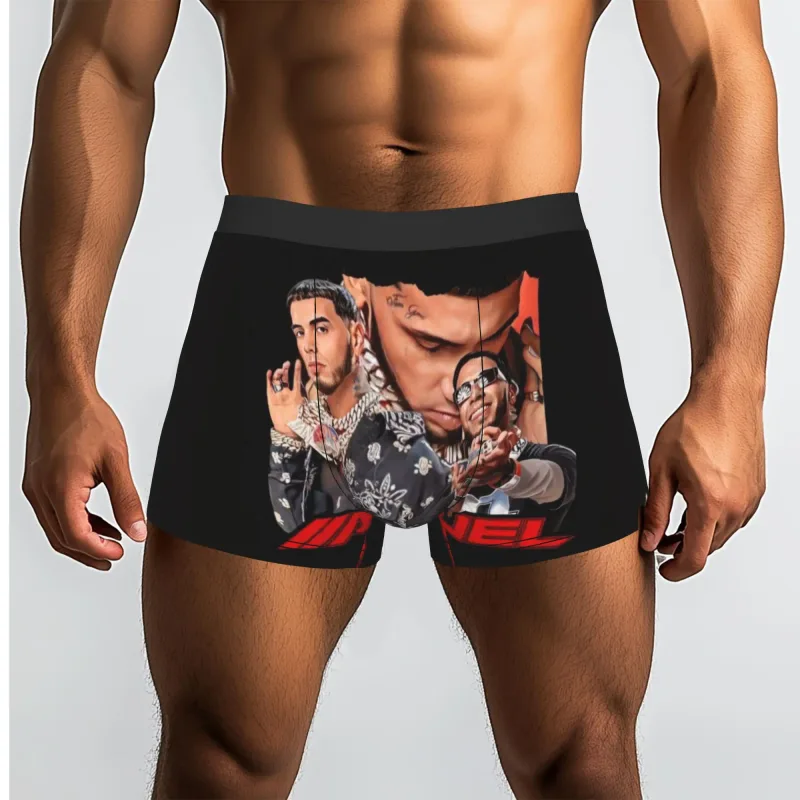 Male Funny A-Anuel AA Underwear Boxer Briefs Stretch Shorts Panties Underpants — image 14