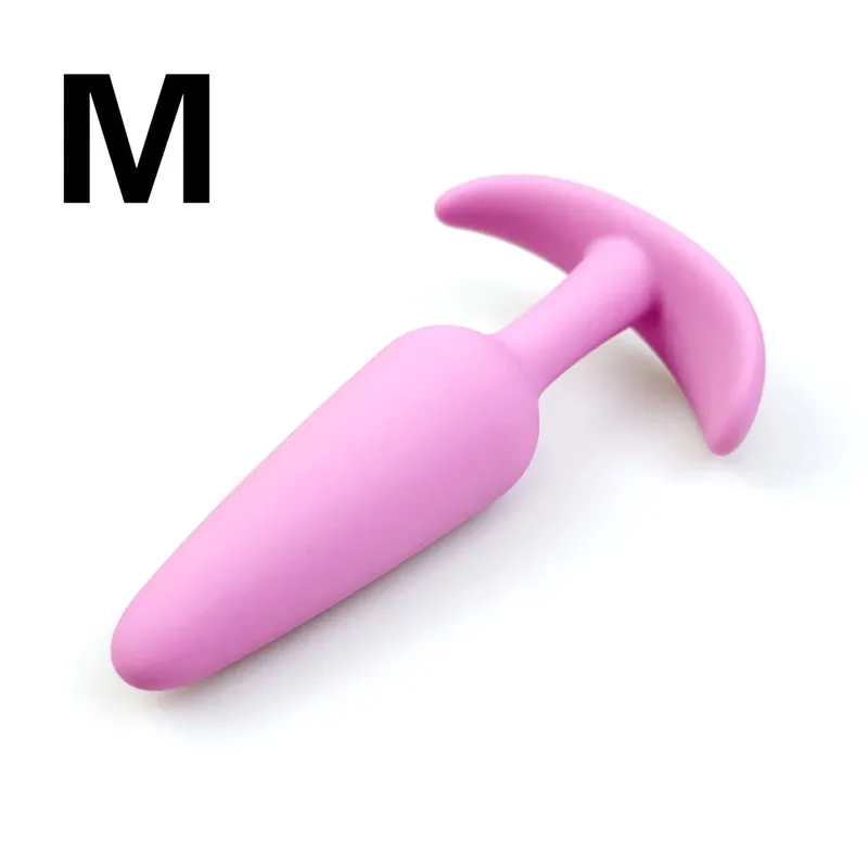 Four different sizes of silicone plugs Prostate massage anal dilators adult masturbation sexual health adult couples sex toy