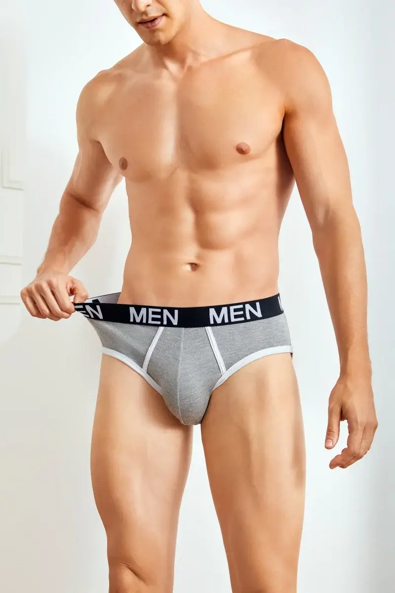 1Pcs/Set Men's Viscose Letter Panties Seamless High Quality Breathable Underpants Male Elastic Soft Comfortable Underwear S-XL — image 11