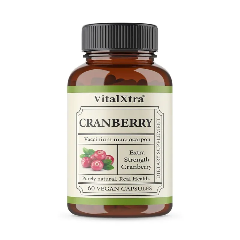 Κάψουλες Cranberry Extra Strength - 12 500 mg φρέσκα κράνμπερι ανά κάψουλα Βελτιστοποιεί την υγεία του ουροποιητικού συστήματος - Vegan — image 8