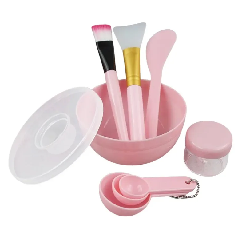 Face Mask Mixing Bowl Set DIY Facemask Mixing Tool with Silicone Mask Bowl Makeup Brushes Spatula Beauty Skin Care Beauty Health