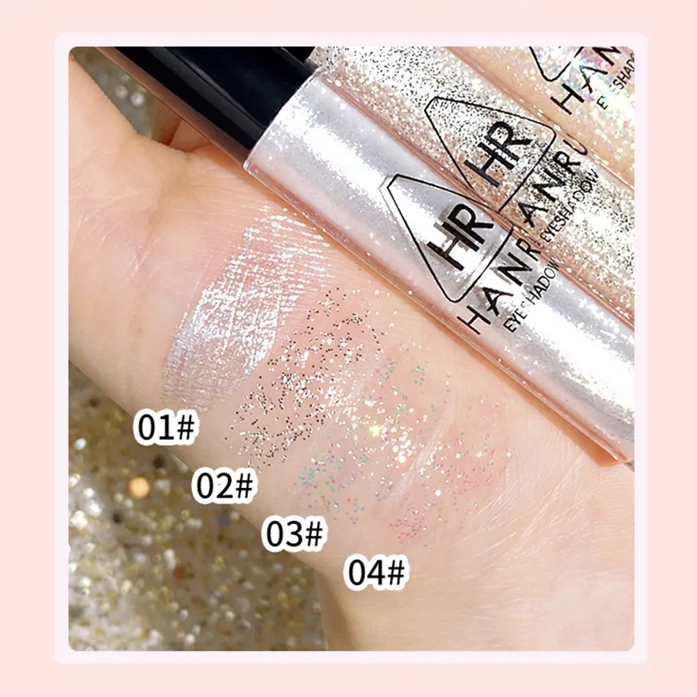 Pearlescent Fine Shimmering Eye Shadow Liquid Waterproof Eye Makeup Brightening Liquid Pearlized Eyeshadow Glitter — image 2
