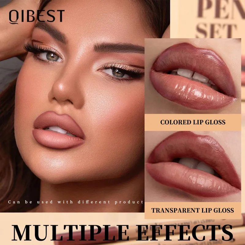 Σετ στυλό Lip Liner 12 Χρωμάτων Διαρκής Αδιάβροχο Αδιάβροχο Easy Coloring που δεν ξεθωριάζει Color Rendering Lipliner Set Cosmetics — image 4
