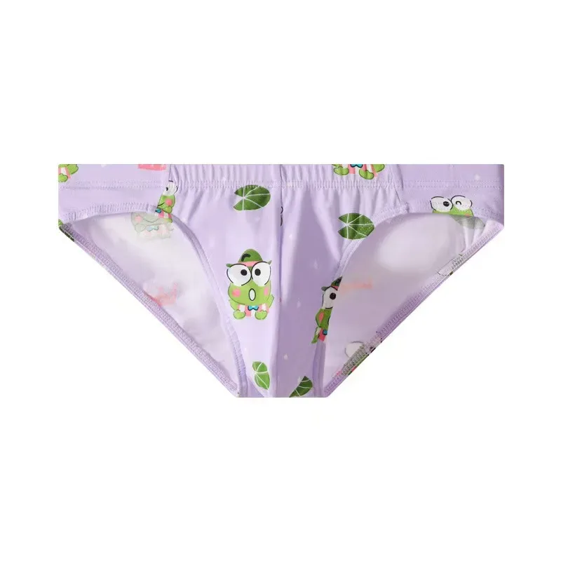 Men's Pure Cotton Low Waist Elastic Sexy Loose Breathable Youth Pant Headband Underwear Summer Cotton Briefs — image 6