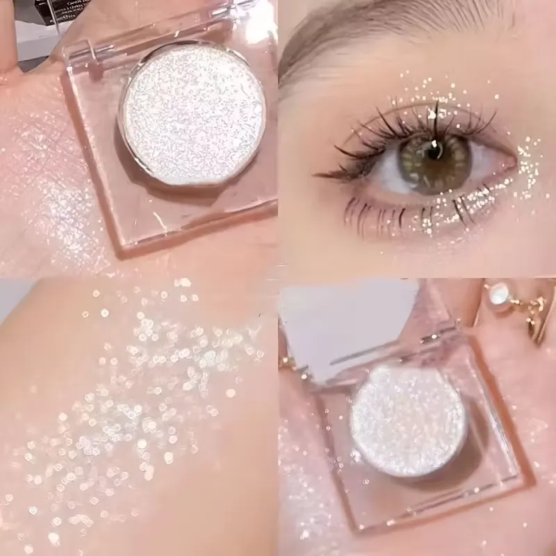 Σκιά ματιών με λάμψη μεγάλης διάρκειας - Radiant High Shine Finish Instant Highlighting Effect Sparkling Powder Eye Shadow for Party — image 5
