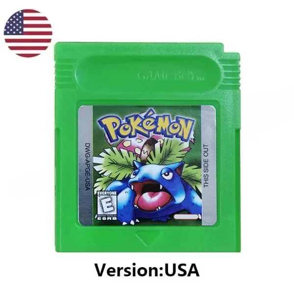 Many style Pokemon Red Blue Crystal Golden Green Silver Yellow GBC Game Card 16 Bit Video Game Cartridge Console Card GB/SP — image 10