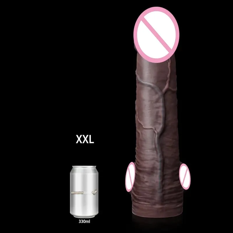 Super Soft Silicone Dildo with Suction Cup Flexible Big Penis G-spot Strap-On Sex Toy for Women Men Lesbian