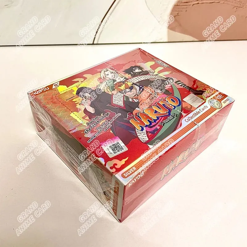 Genuíno naruto t4w8 jin1 jin2 mar versão em inglês versão global caixa de reforço anime tcg raro cr ninja mundo cartão coleção