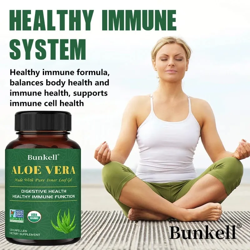 Suplemento de Aloe Vera - Feito com Aloe Vera Orgânico, auxilia na digestão da pele e na saúde das articulações para homens e mulheres — image 5