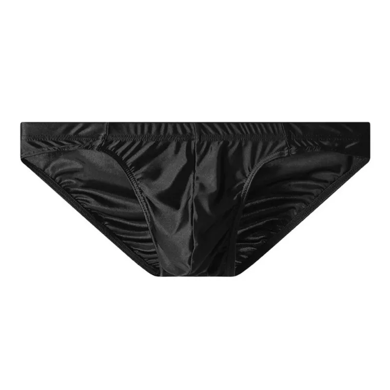 Breathable Low Waist Men Thin Panties Male Lingerie Underpants Men's Underwear Simple Ice Cool Briefs Summer — image 18