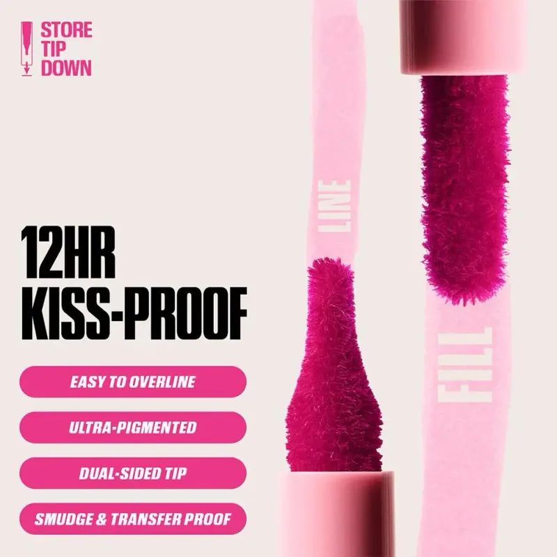 Lip Liner Long Lasting Αδιάβροχο Χρώμα μακράς διάρκειας με υψηλή χρωστική που δημιουργεί τρισδιάστατα πυκνά χείλη που καθορίζουν το μακιγιάζ — image 3