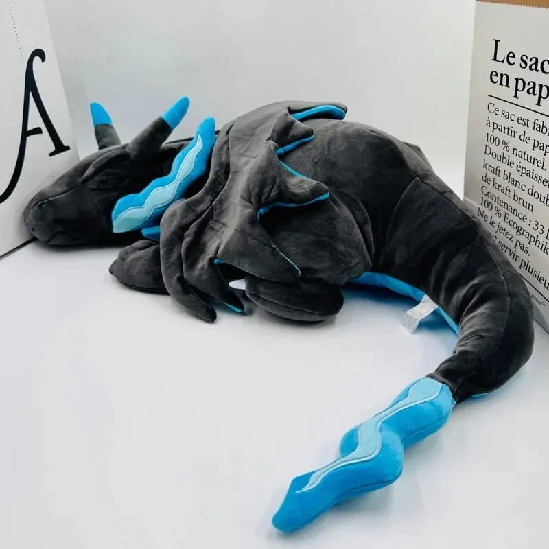 Νέα μεγάλα 48 εκατοστά μπλε Sleeping Charizard βελούδινα παιχνίδια κούκλας Super Soft Pokemon Stuffed Anime Anime βελούδινο μαξιλάρι δάπεδο/μαξιλάρι καναπέ — image 6