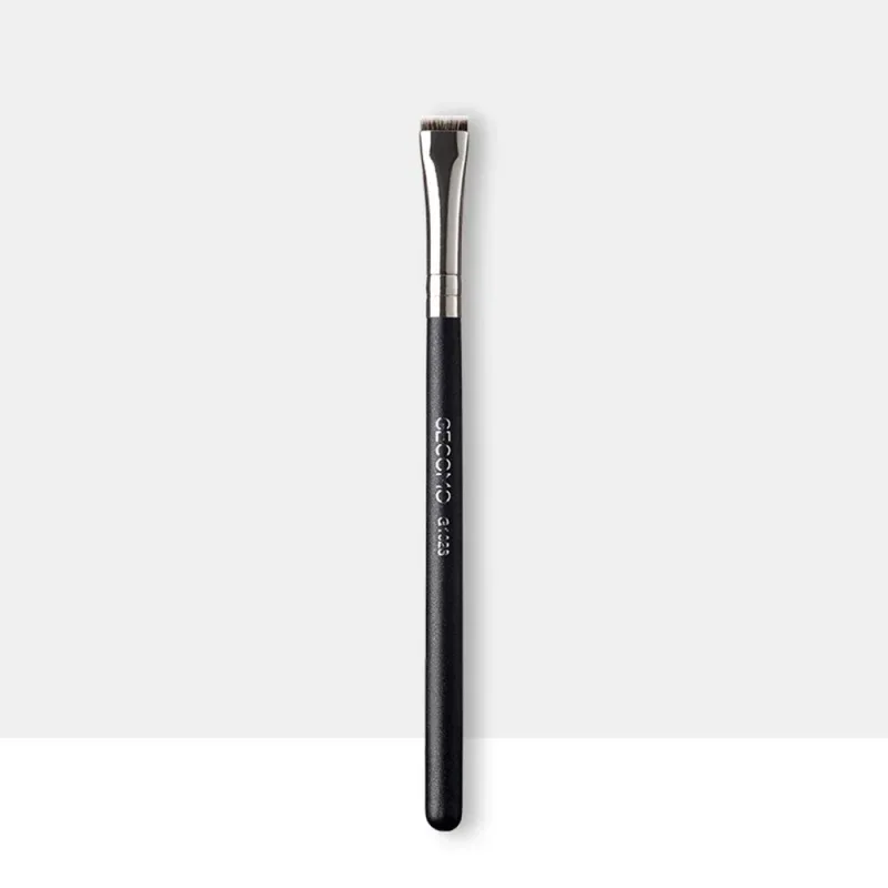 Πινέλα μακιγιάζ Eyeliner Βούρτσα λεπτομέρειας φρυδιών Φορητή Μικρή επίπεδη στρογγυλή βούρτσα Επαγγελματική γραμμή ομορφιάς φρυδιών Εργαλεία μακιγιάζ