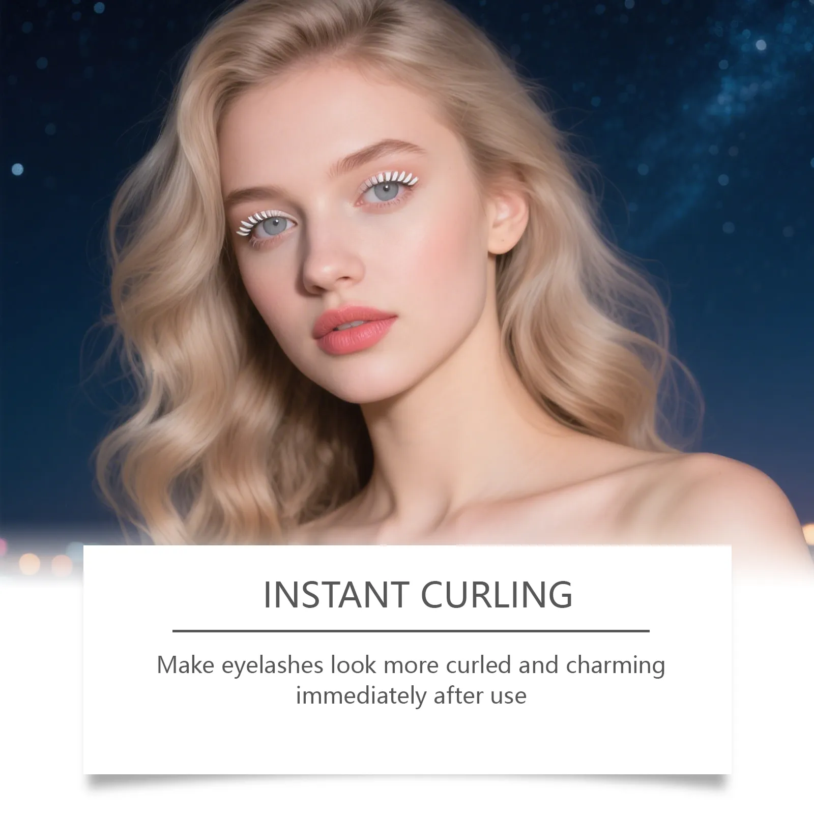 Λευκή μάσκαρα Eyelashes Curling Υγρό Αδιάβροχο Φυσικά Ανθεκτικά Extensions Μακιγιάζ Eye Beauty Cosmetics Brush 5ml — image 4