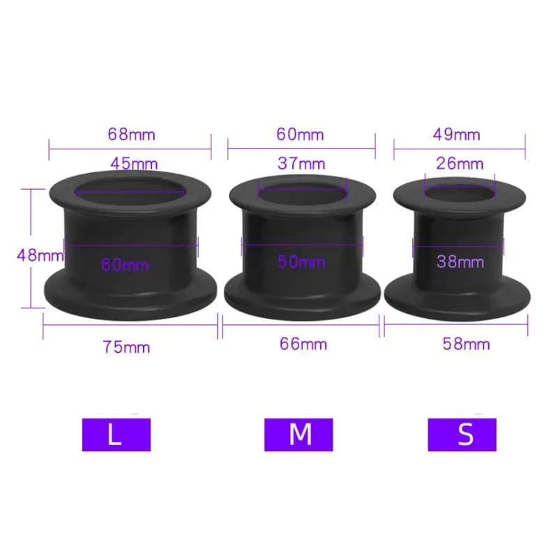 Butt Plug with Tunnel Silicone Buttplug Analplug Butplug Dilatation Anal Training Trainer Dilator Stopper Ass Anus Sex Toys