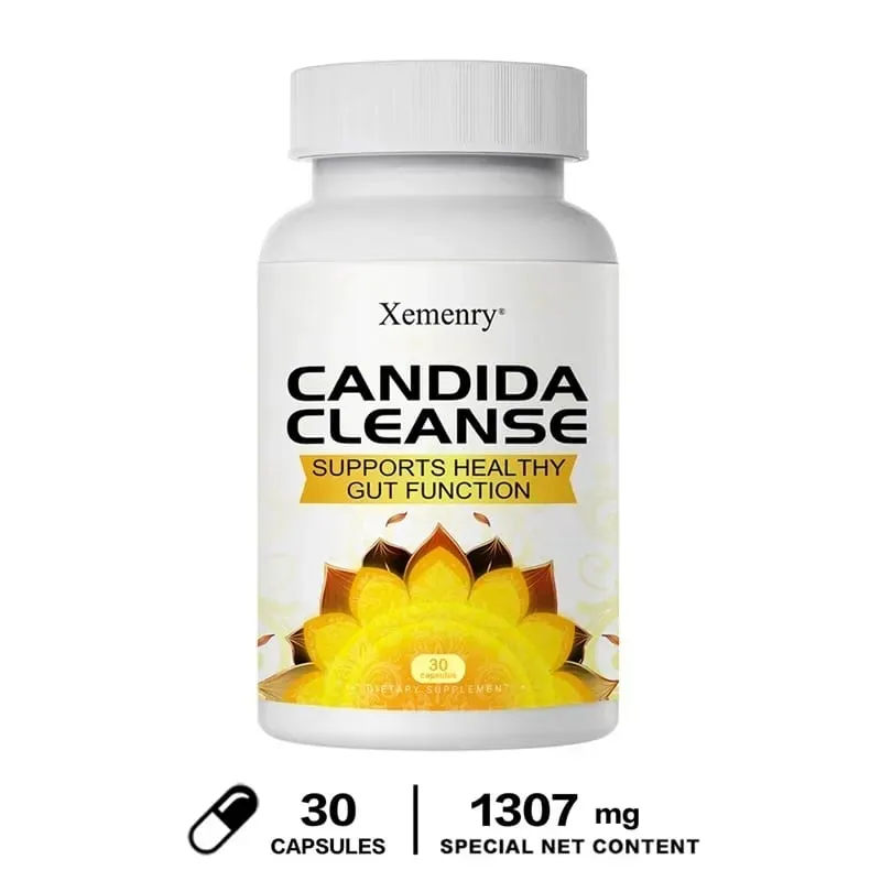 Candida Cleanse - Προωθεί τον καθαρισμό και την αποτοξίνωση του εντέρου Βελτιώνει την πέψη και ανακουφίζει από τη δυσκοιλιότητα και το φούσκωμα