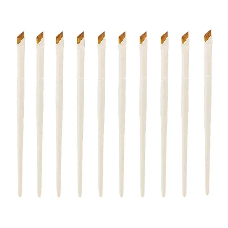1/10 τεμ. Blade Eyeliner Brush Brush Brush Brush Portable Flat Ultra Thin Fine Liner Eye Liner Brow Contour White Brushes Makeup Brushes Εργαλείο μακιγιάζ — image 11