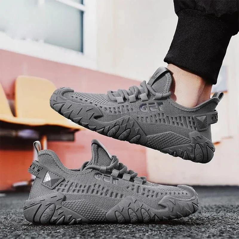Men's 2026 New Summer Mesh Sneakers Lightweight Running Sports Walking Shoes Breathable Soft Sole Non-slip Casual Shoes