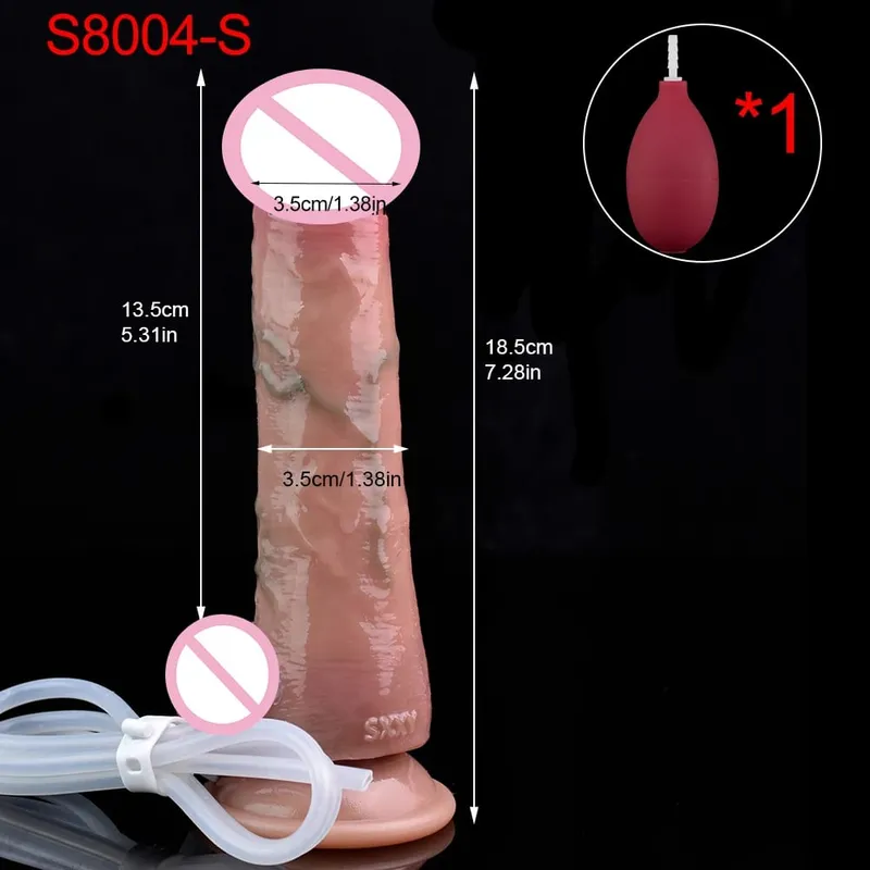 5 Styles Ultra Squirting Dildo Anal Plug Sex Toys For Men Women Gay Masturbator Ejaculating Adult Toys — image 11