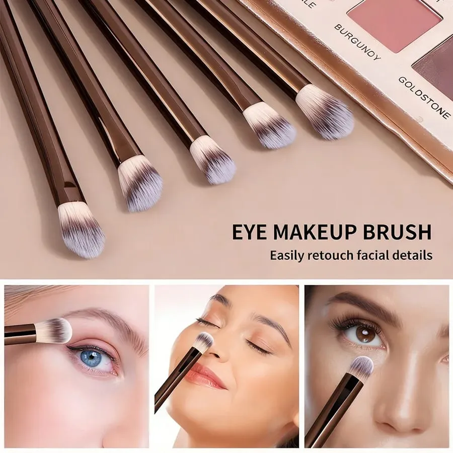 13 pcs Makeup Brush Set Dense Bristles Aluminum Alloy Handle Suitable for All Skin Types — image 4