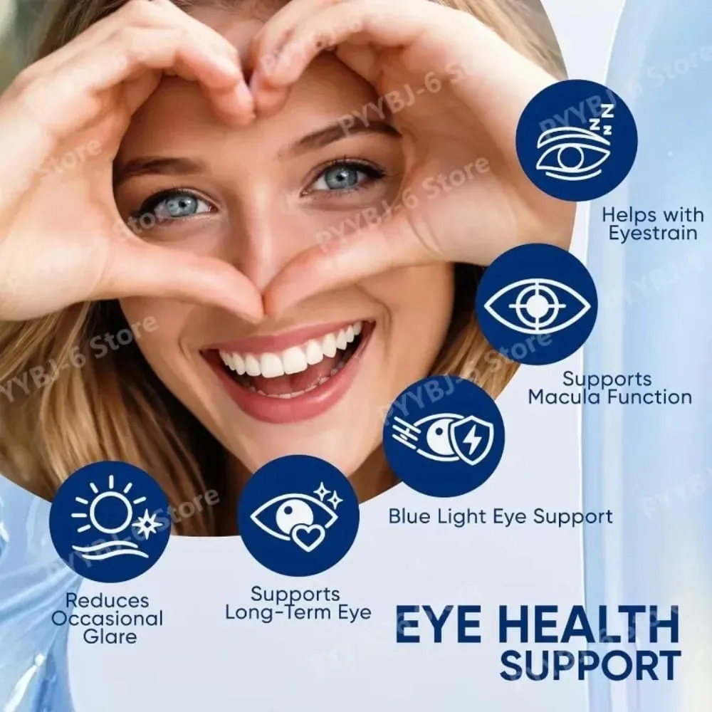 15-in-1 Advanced Eye Formula with Lutein Zeaxanthin Astaxanthin Bilberry & Saffron Visual Comfort Support 60 Capsules — image 3