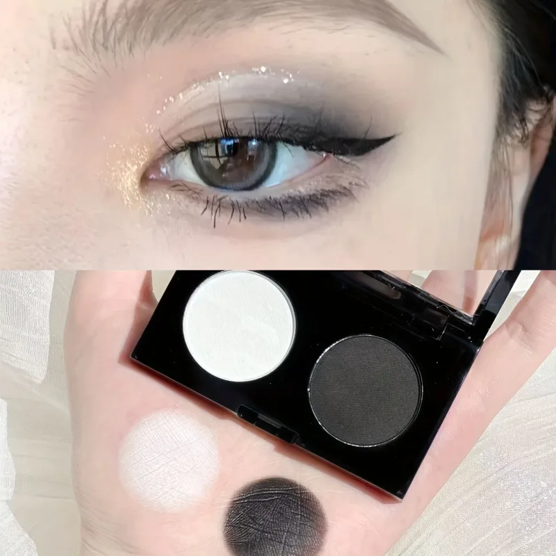 Phantom Bear Mini Dual Finish Eyeshadow Multi Shades for Daily Party Smoky Eye Makeup — image 11